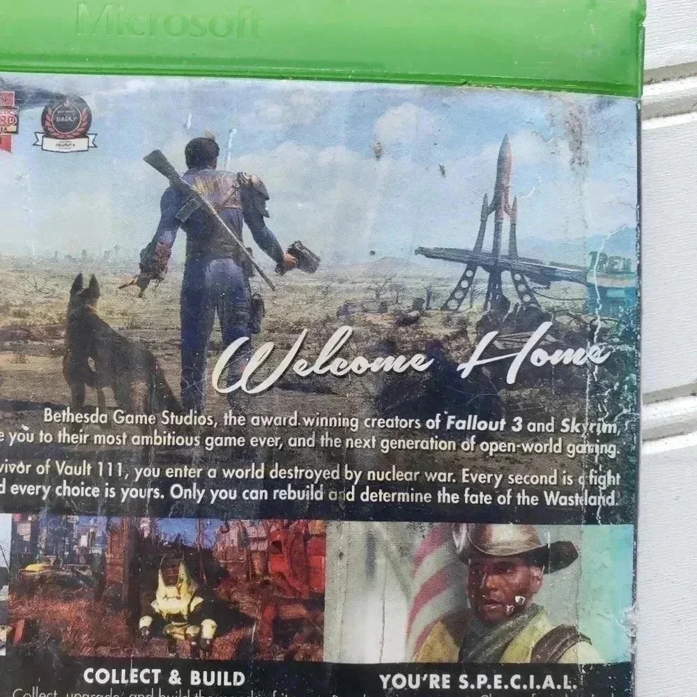 Fallout 4 (Microsoft Xbox One, 2015) VERY GOOD But Case Is Little Damaged